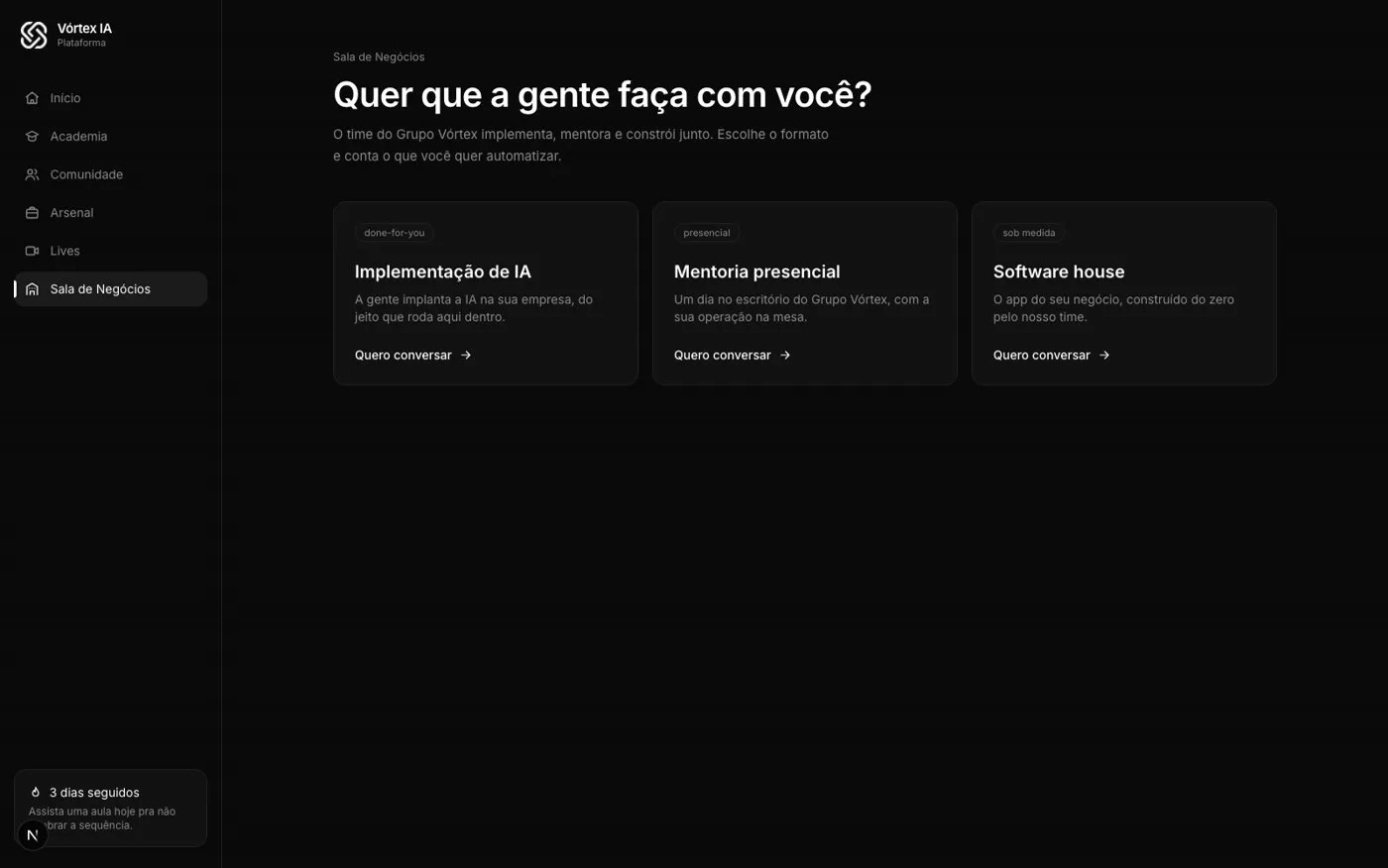 Sala de Negócios